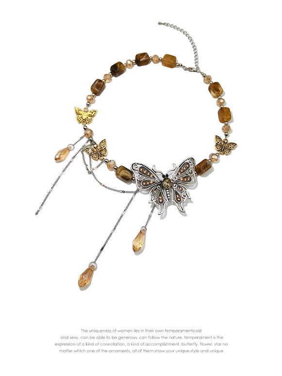 Enchanted Butterfly Garden Necklace