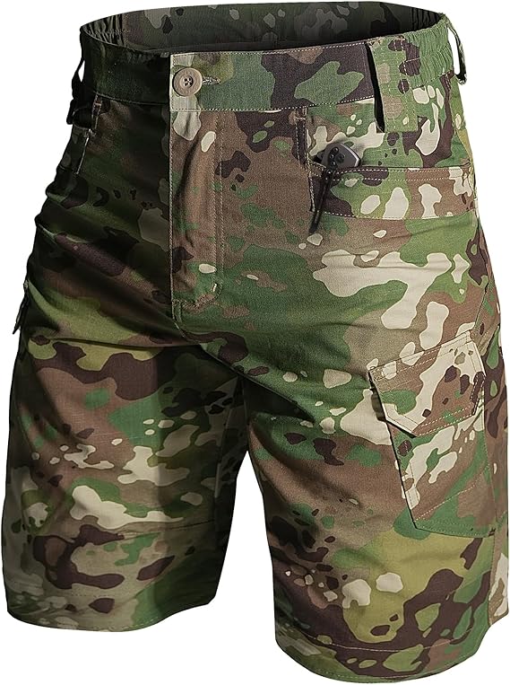 Men's Multifunctional Waterproof Multi-pocket Outdoor Tactical Shorts