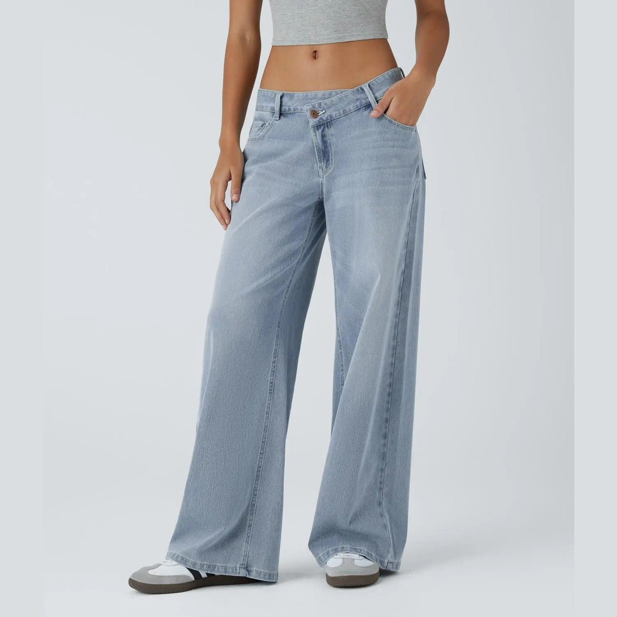 Comfort Stretch Baggy Casual Jeans