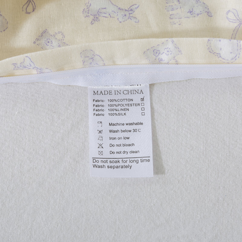 Duvet Cover Set-Lavender Blossom Cream