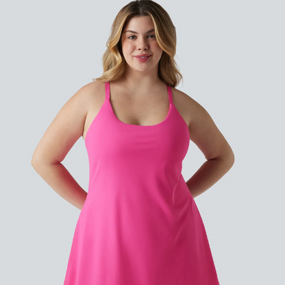 🔥Last day promotion✨Plush Backless Active Dress-Easy Peezy Edition