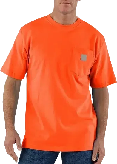 🔥Last Day Promotion! CHT Men's K87&K126 Workwear Loose Fit Heavyweight Short-Sleeve Pocket T-Shirt (Also Available in Big & Tall)