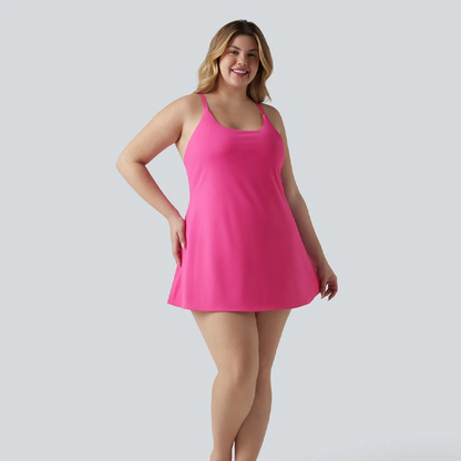 🔥Last day promotion✨Plush Backless Active Dress-Easy Peezy Edition