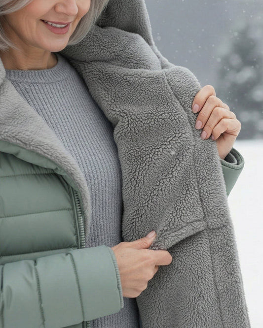 Fleece Lined Quilted Coat - CLEARANCE SALE