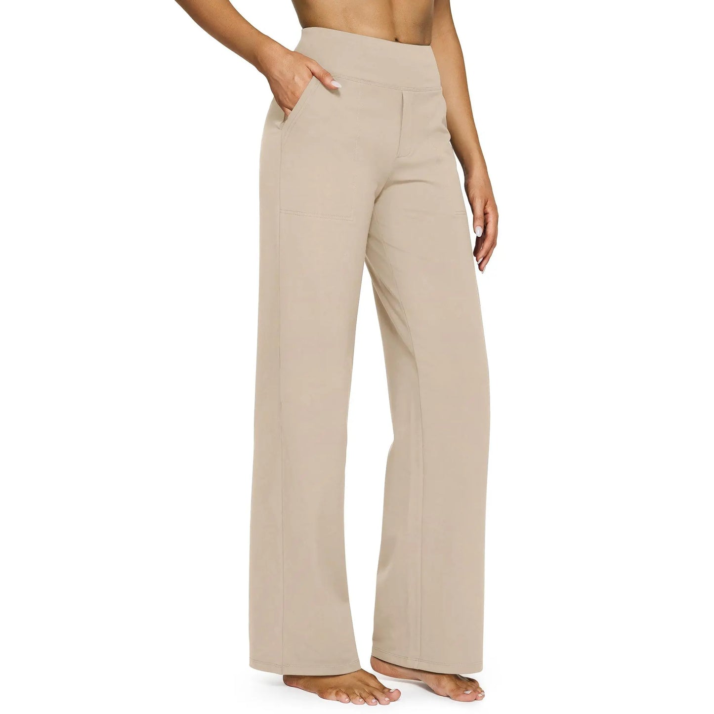 Women's Relaxed Wide-Leg Comfort Pants