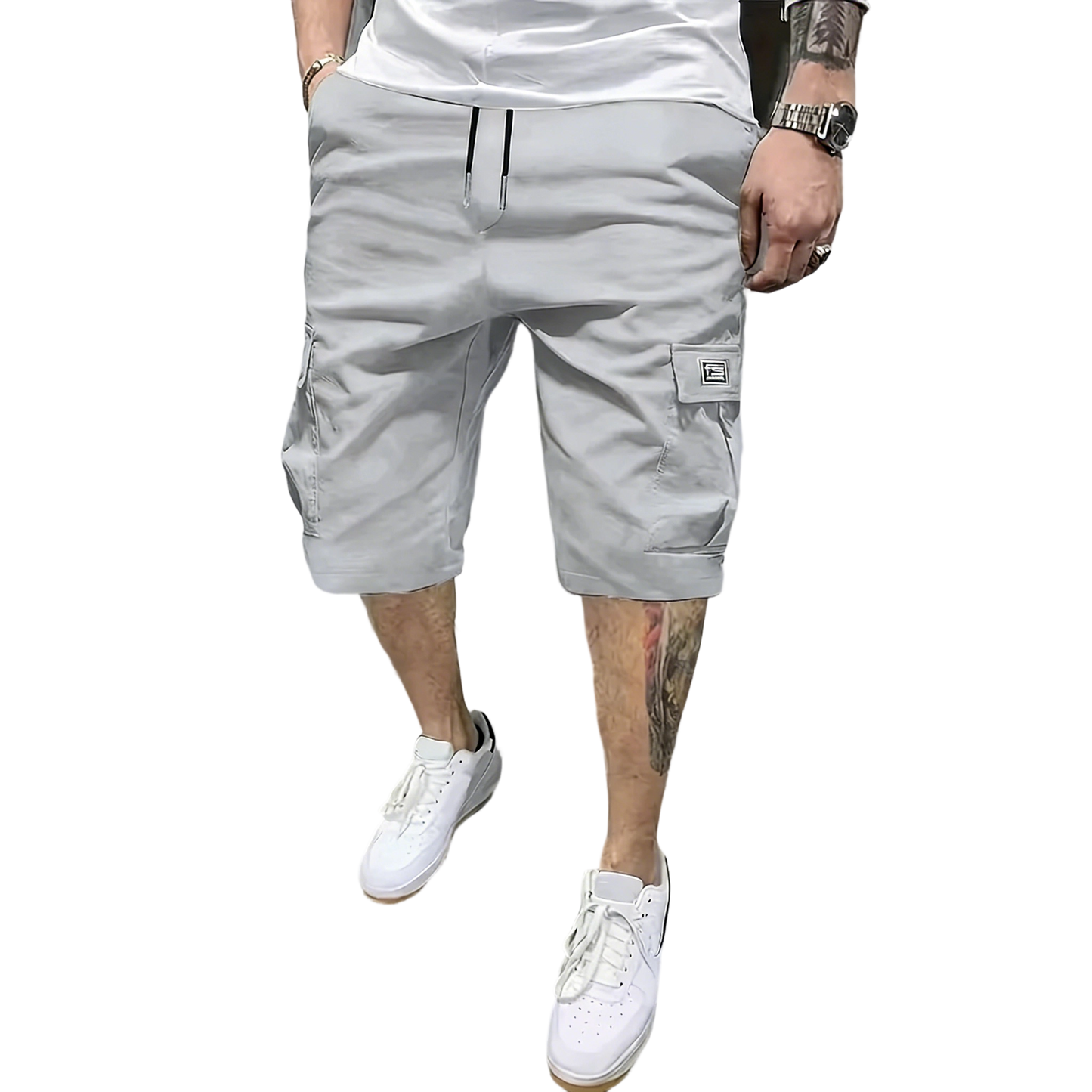 Men's lightweight summer cargo shorts