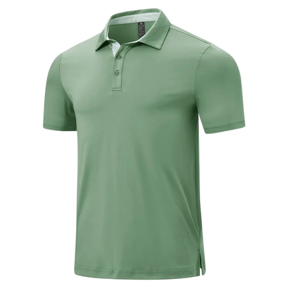 💝💝Men's Classic Polo Shirts Contrast Collar Short Sleeve Casual Solid Stylish and Printed Polo