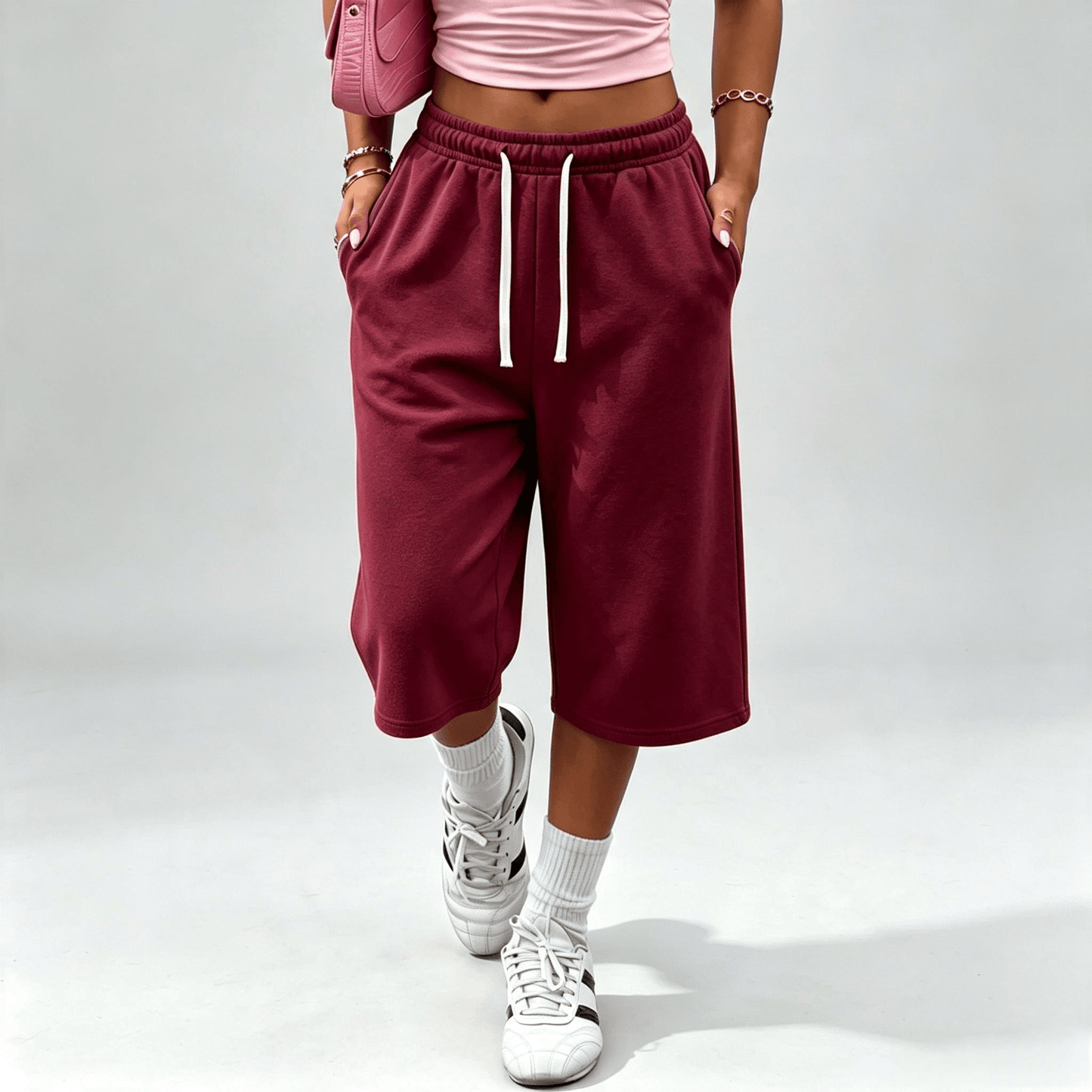 【End of Summer Sale】Women’s wide-leg loose pants with pockets
