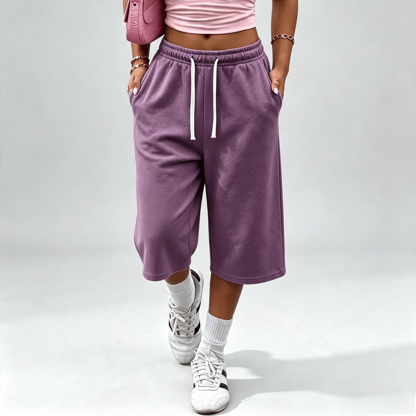【End of Summer Sale】Women’s wide-leg loose pants with pockets
