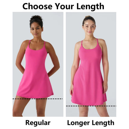 🔥【Must‑Have Pick】Plush Backless Active Dress - Easy Peezy