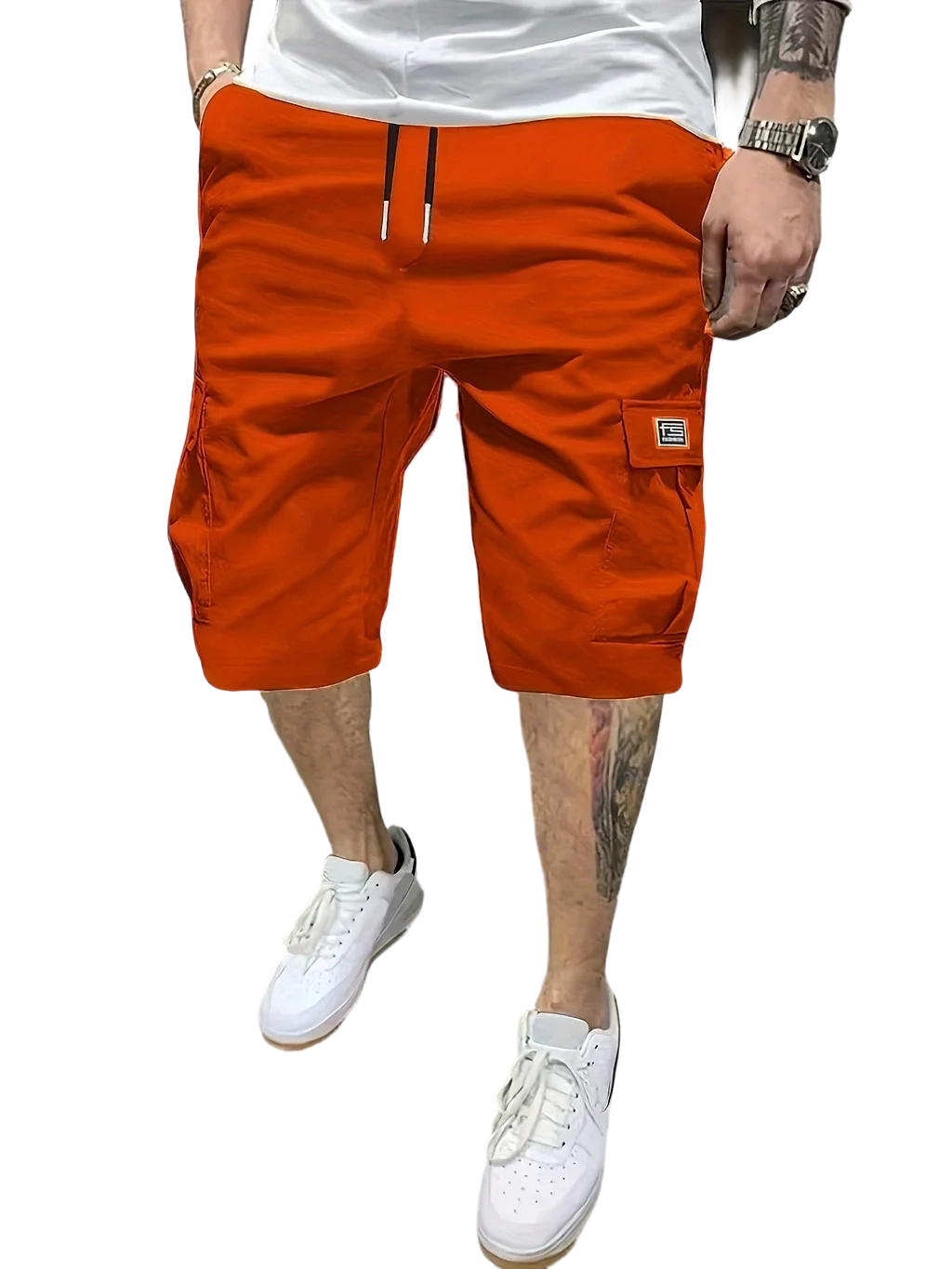 Men's lightweight summer cargo shorts