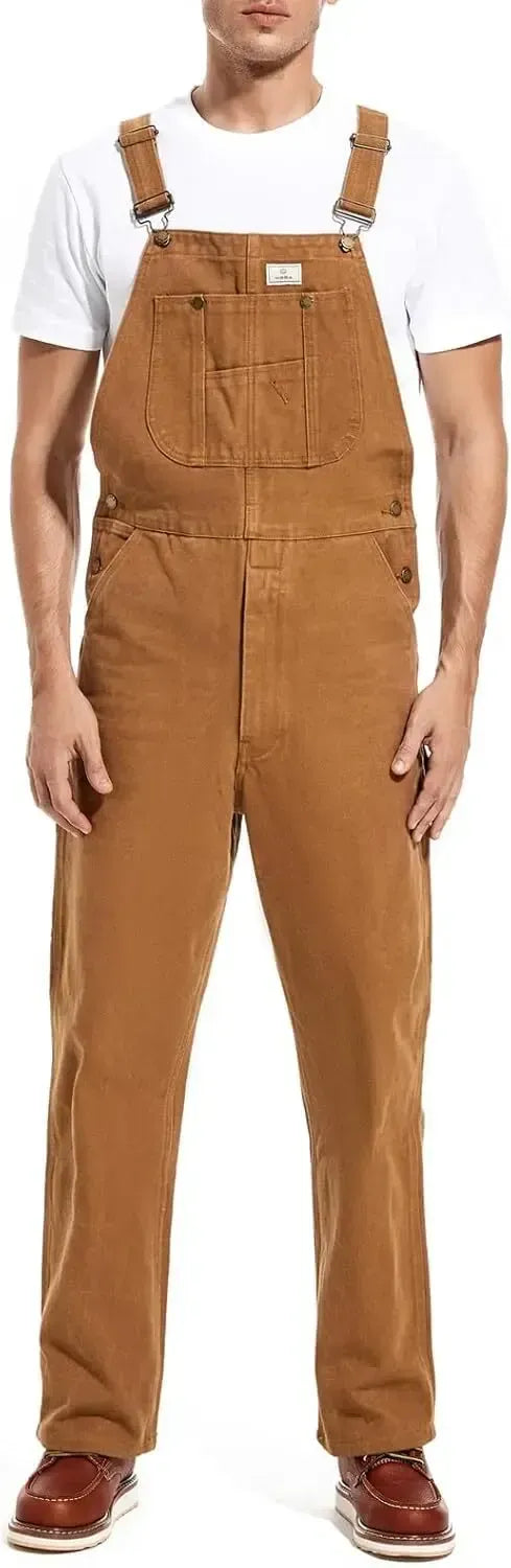 Men's Flex Denim Bib Overalls — Adjustable & Utility Ready