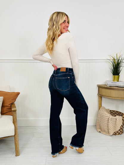 Women’s High-Rise Comfort Stretch Straight Leg Jeans