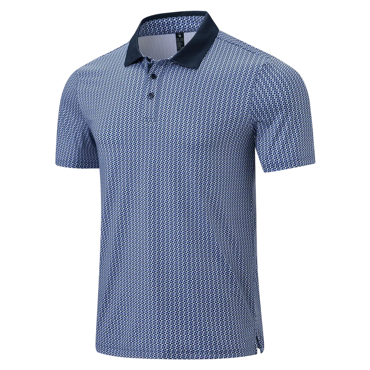 💝💝Men's Classic Polo Shirts Contrast Collar Short Sleeve Casual Solid Stylish and Printed Polo