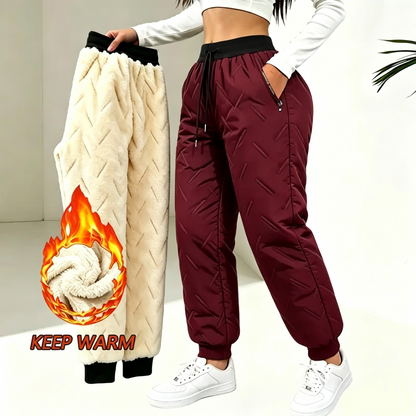 Women’s Winter Fleece-Lined Thick Casual Pants
