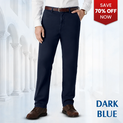 Men's Classic Straight Fit Stretch Jeans