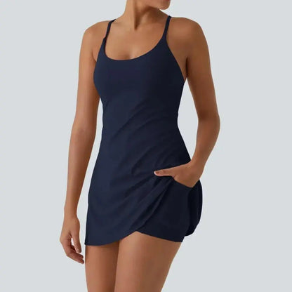 😍Promotion Day💥Backless Sleeveless Dresses With Pockets💝