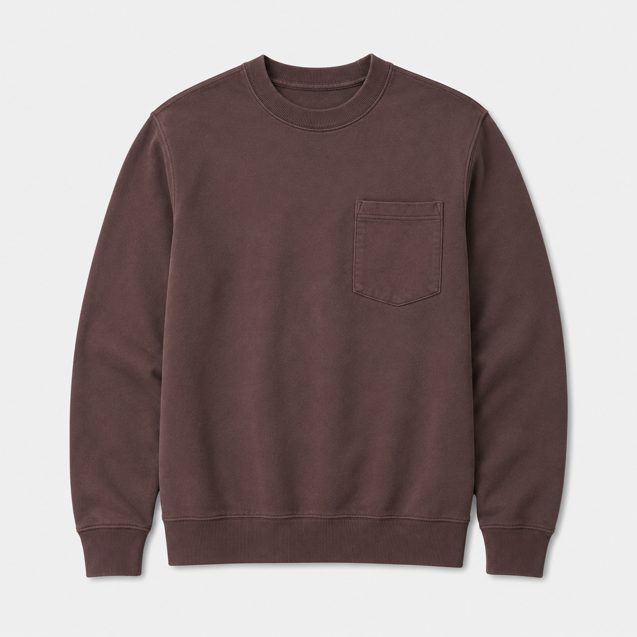 【LAST DAY SALE】Vintage Washed Unisex Pocket Crewneck Sweatshirt