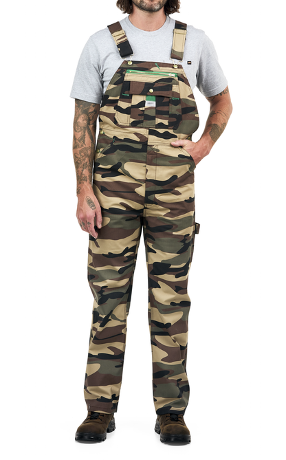 Men's Denim Stonewashed Bib Overall