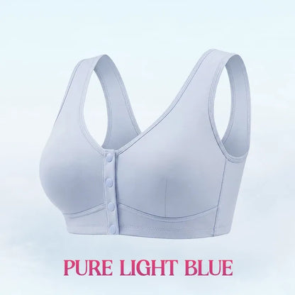 💥Last Day🔥Front Closure Breathable Cotton Lifting Bra for Seniors