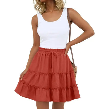 💖Women's Bohemian Style Midi Skirt