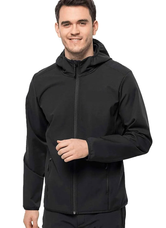 🔥Tagesangebot – Klassische Softshell-Kapuzenjacke für Herren
