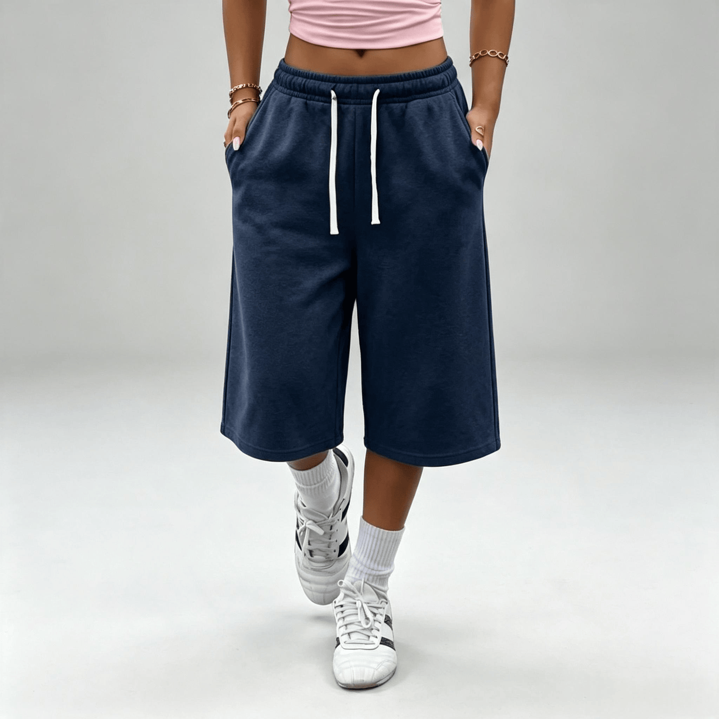 【End of Summer Sale】Women’s wide-leg loose pants with pockets