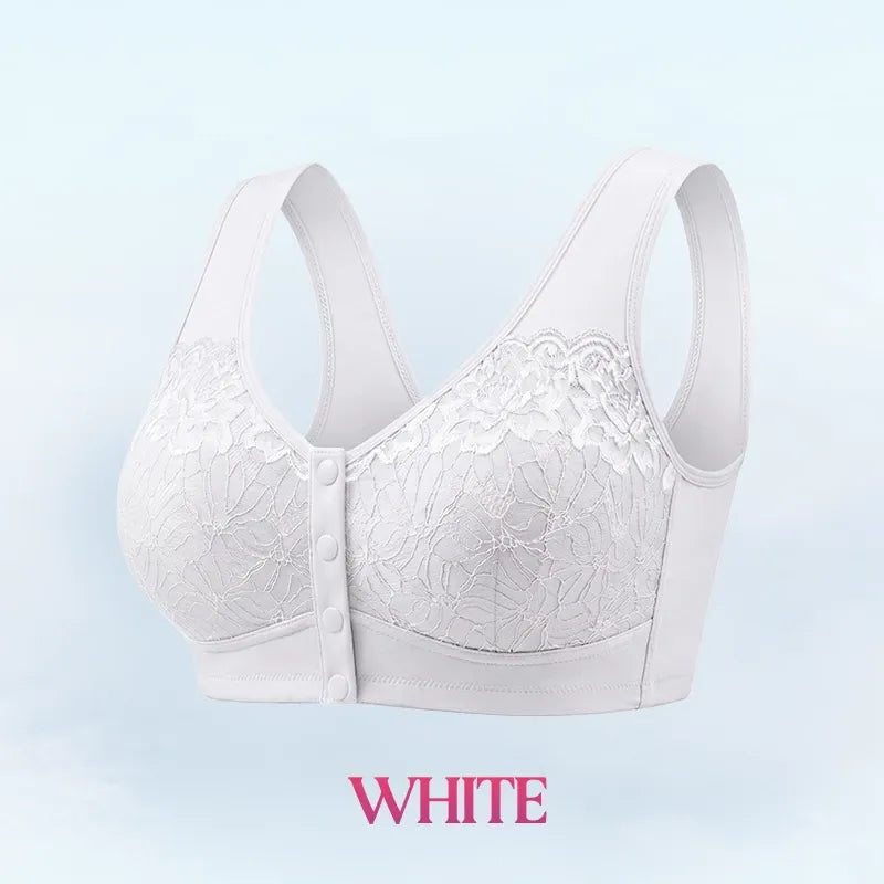 💥Last Day🔥Front Closure Breathable Cotton Lifting Bra for Seniors