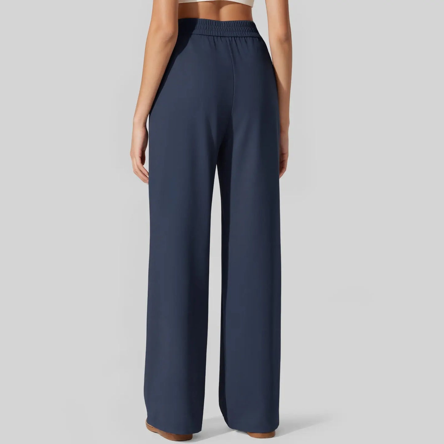 Women's Straight Leg Ponte Yoga Pants with Pockets