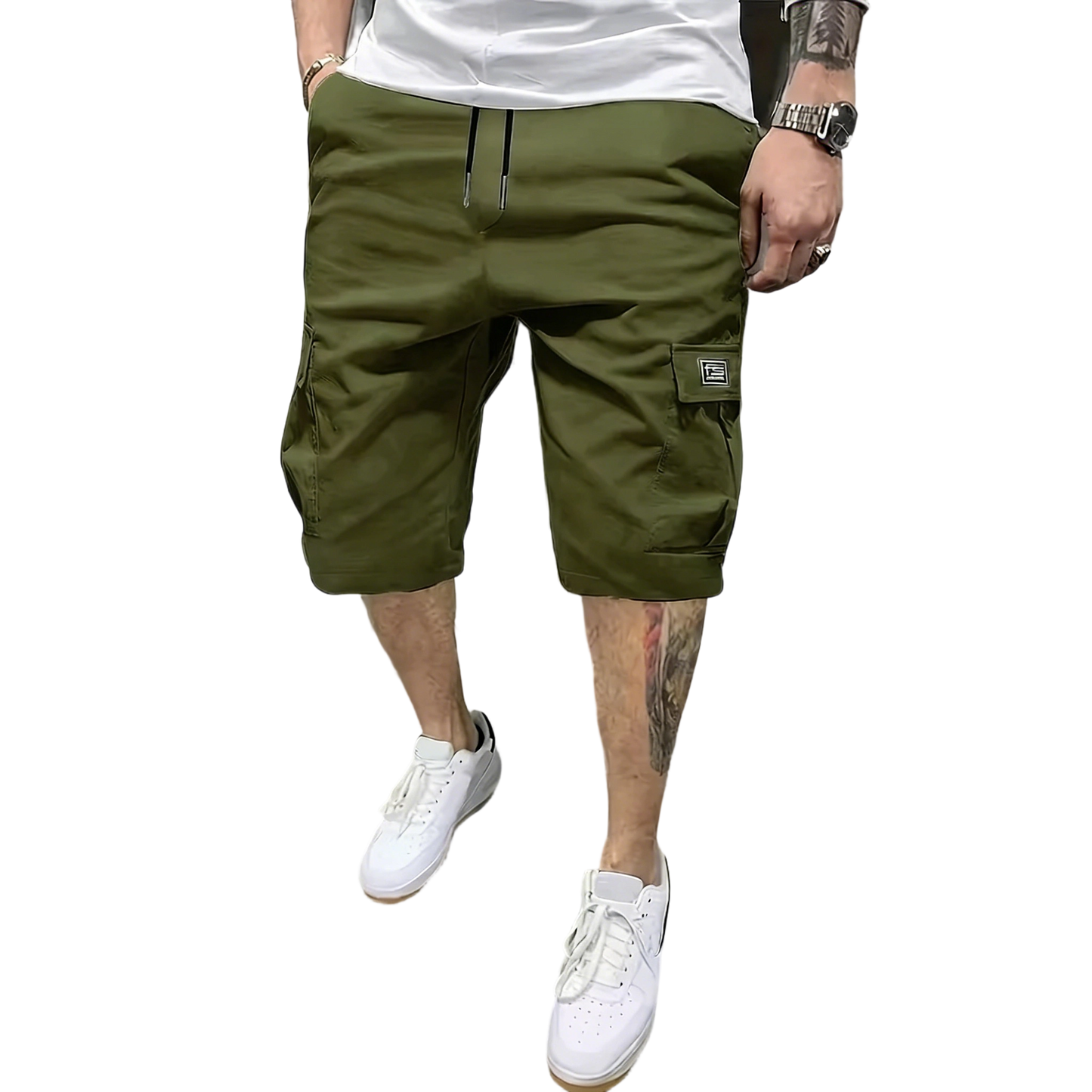 Men's lightweight summer cargo shorts