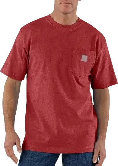 🔥Last Day Promotion! CHT Men's K87&K126 Workwear Loose Fit Heavyweight Short-Sleeve Pocket T-Shirt (Also Available in Big & Tall)