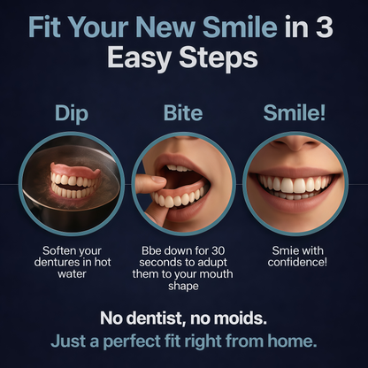 ⏰ Premium Custom Denture Set 🦷— Today's Special Offer | 😀Smile with Confidence|Buy 2 Get 1 Free