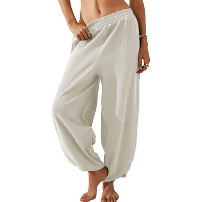 [LAST DAY SALE]Women's Solid Straight Leg Corduroy Bottoms