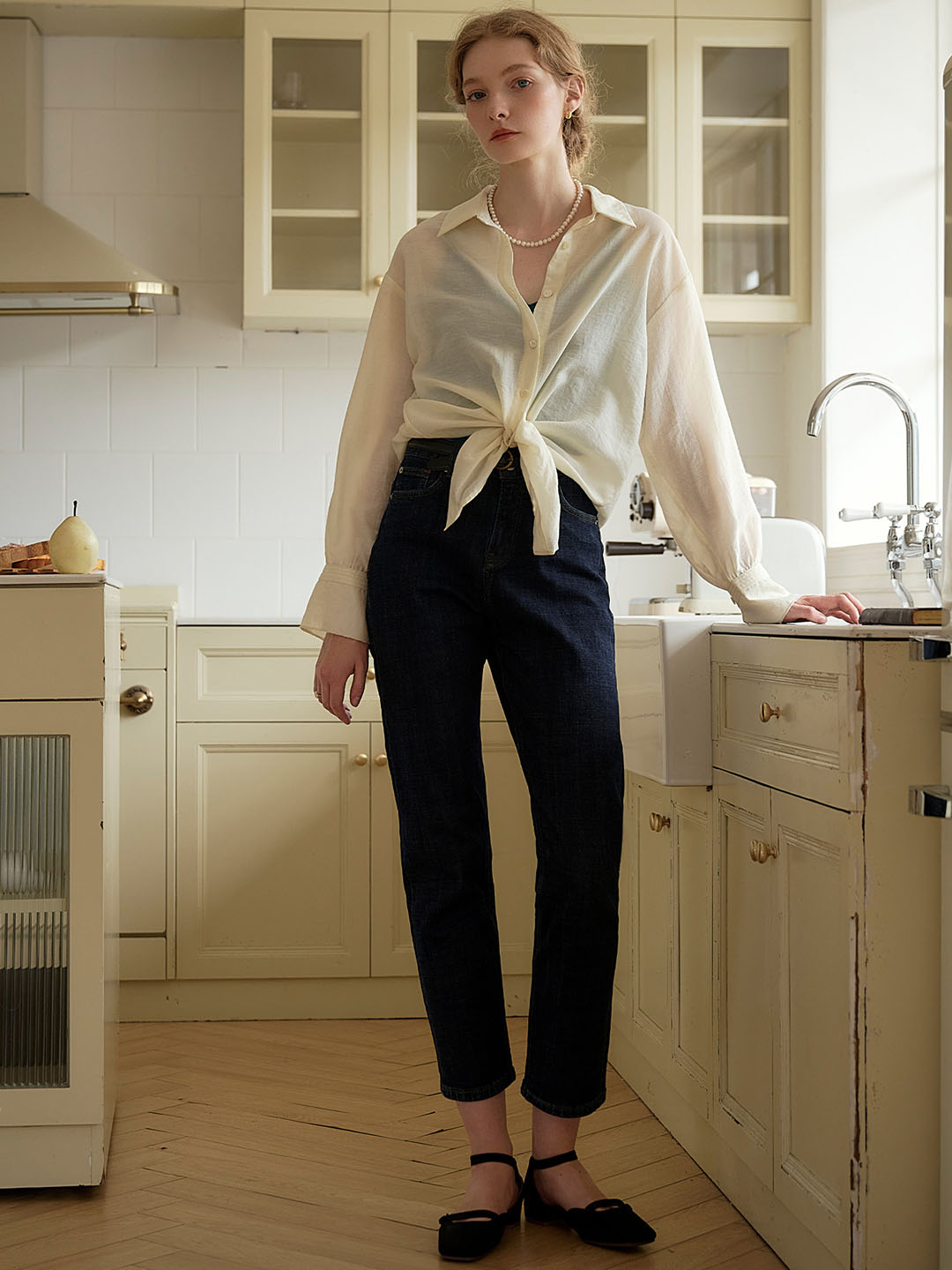 Casual All-match Side Slit Shirt