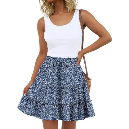 💖Women's Bohemian Style Midi Skirt