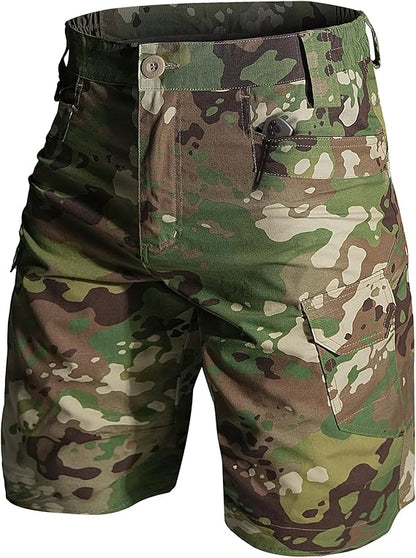 Men's Multifunctional Waterproof Multi-pocket Outdoor Tactical Shorts