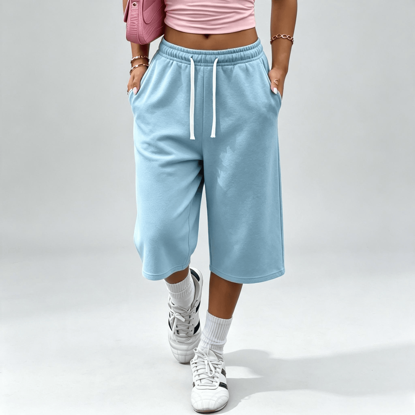 【End of Summer Sale】Women’s wide-leg loose pants with pockets