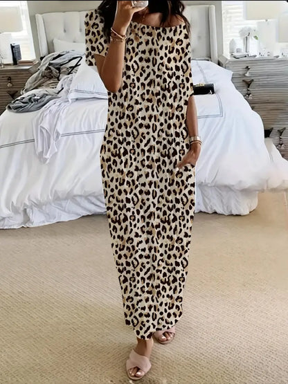 Women's Tie-Dye-Butterfly-Heart-Leopard Print Sleepwear