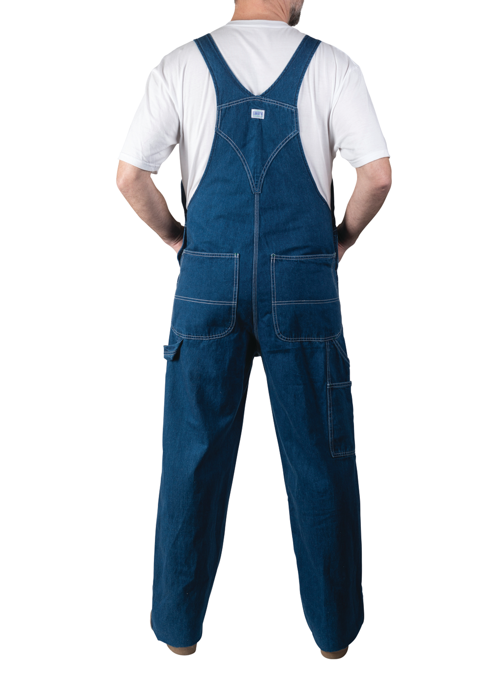 Men's Denim Stonewashed Bib Overall