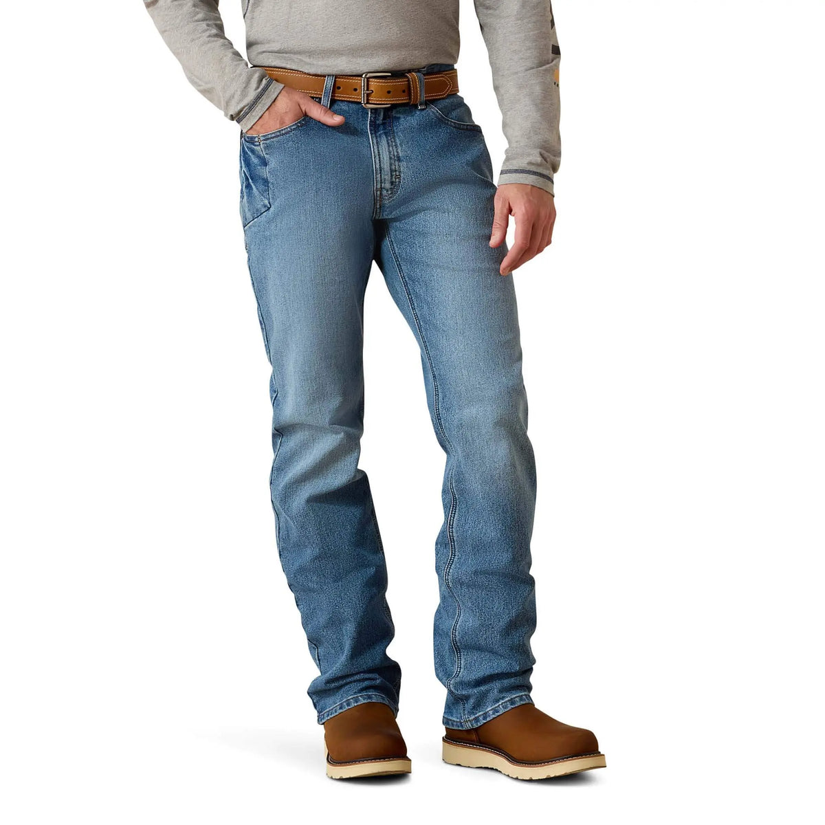 🔥 BESTSELLER Men's Relaxed Stretch Boot Cut Jeans