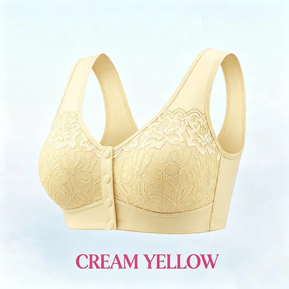 💥Last Day🔥Front Closure Breathable Cotton Lifting Bra for Seniors