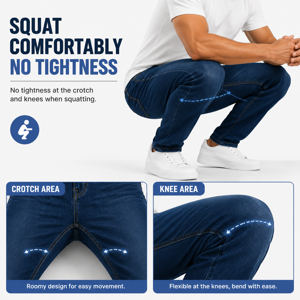 🔥Limited-Time Promotion-Flex Stretch Slim Straight Jeans