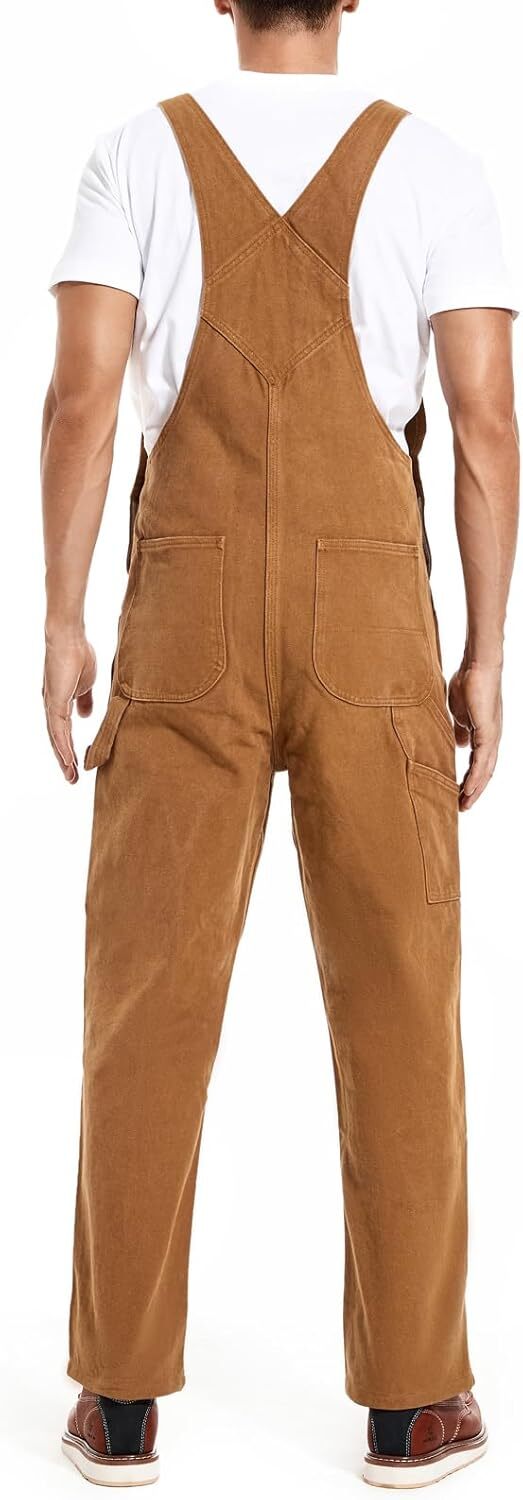 🔥CLEARANCE SALE🔥Men's Heavy-Duty Denim Bib Overalls – Adjustable Straps & Utility Pockets