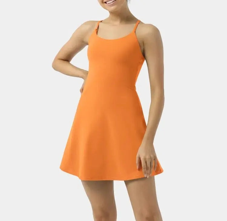 🔥Flash Sale⚡ Softlyzero Plush Backless Active Dress-Easy Peezy