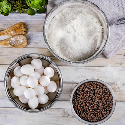 3pcs Stainless Steel Mixing Bowl Set