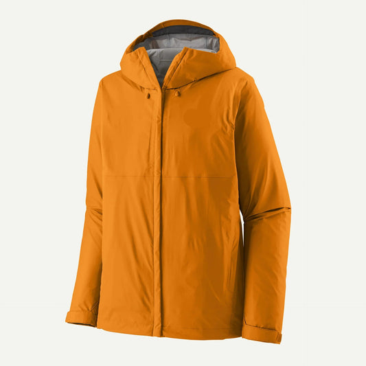 Men's 3-Layer Waterproof Outdoor Shell Jacket, Breathable Hooded Raincoat & Windbreaker