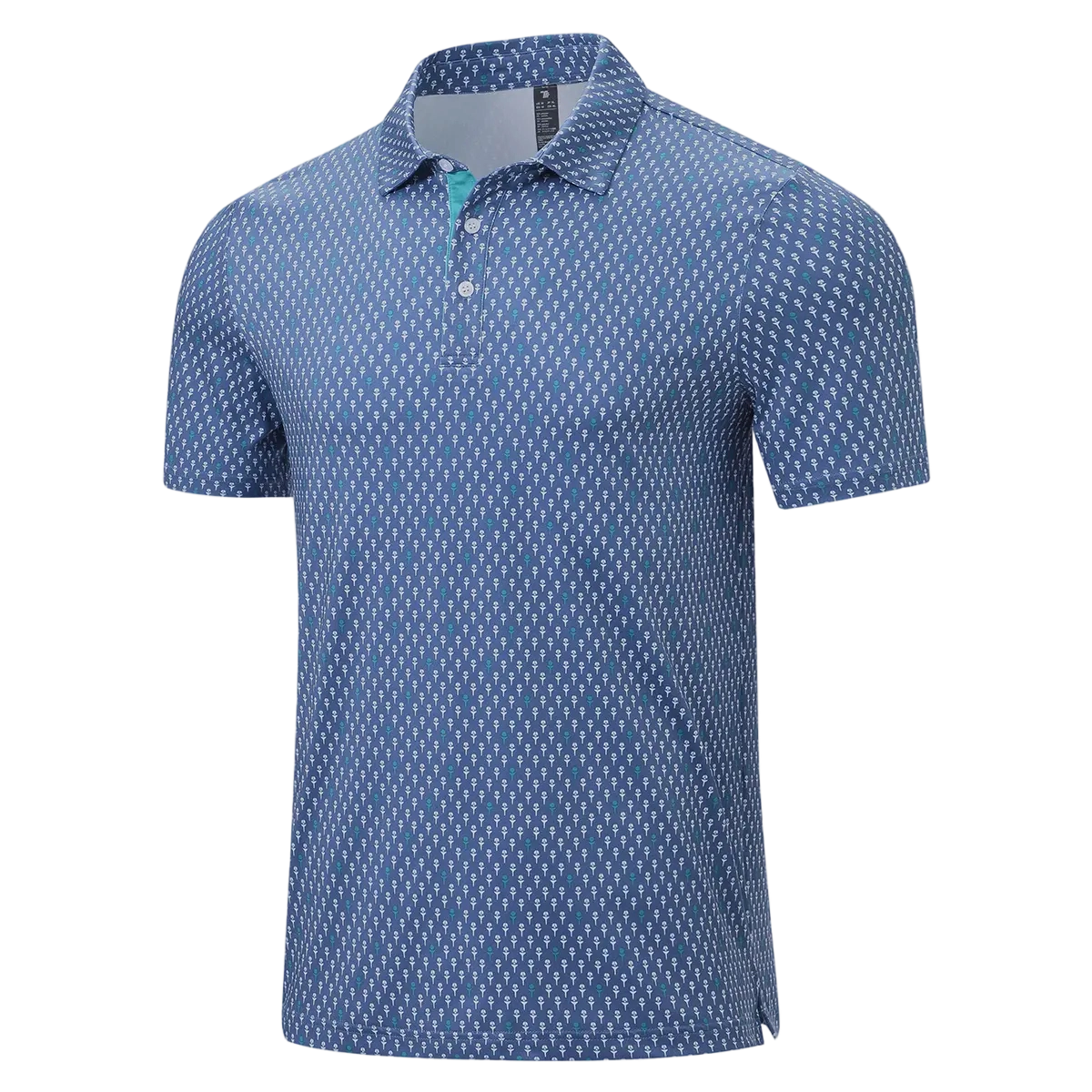 💝💝Men's Classic Polo Shirts Contrast Collar Short Sleeve Casual Solid Stylish and Printed Polo