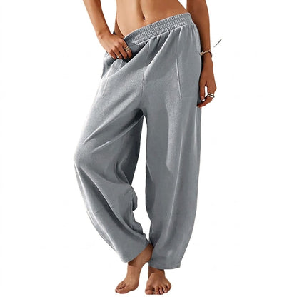 [LAST DAY SALE]Women's Solid Straight Leg Corduroy Bottoms