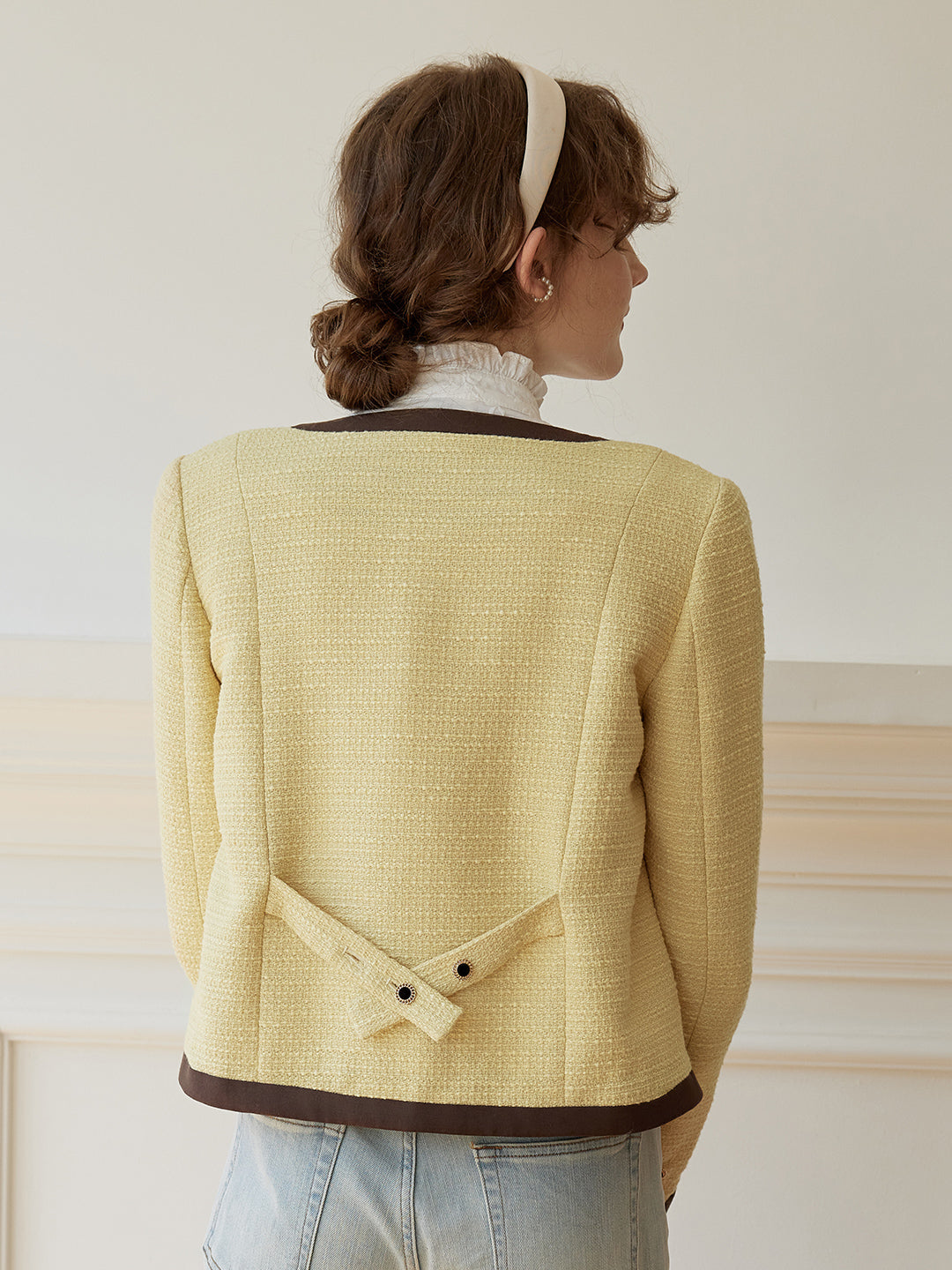 Yellow Tweed Jacket