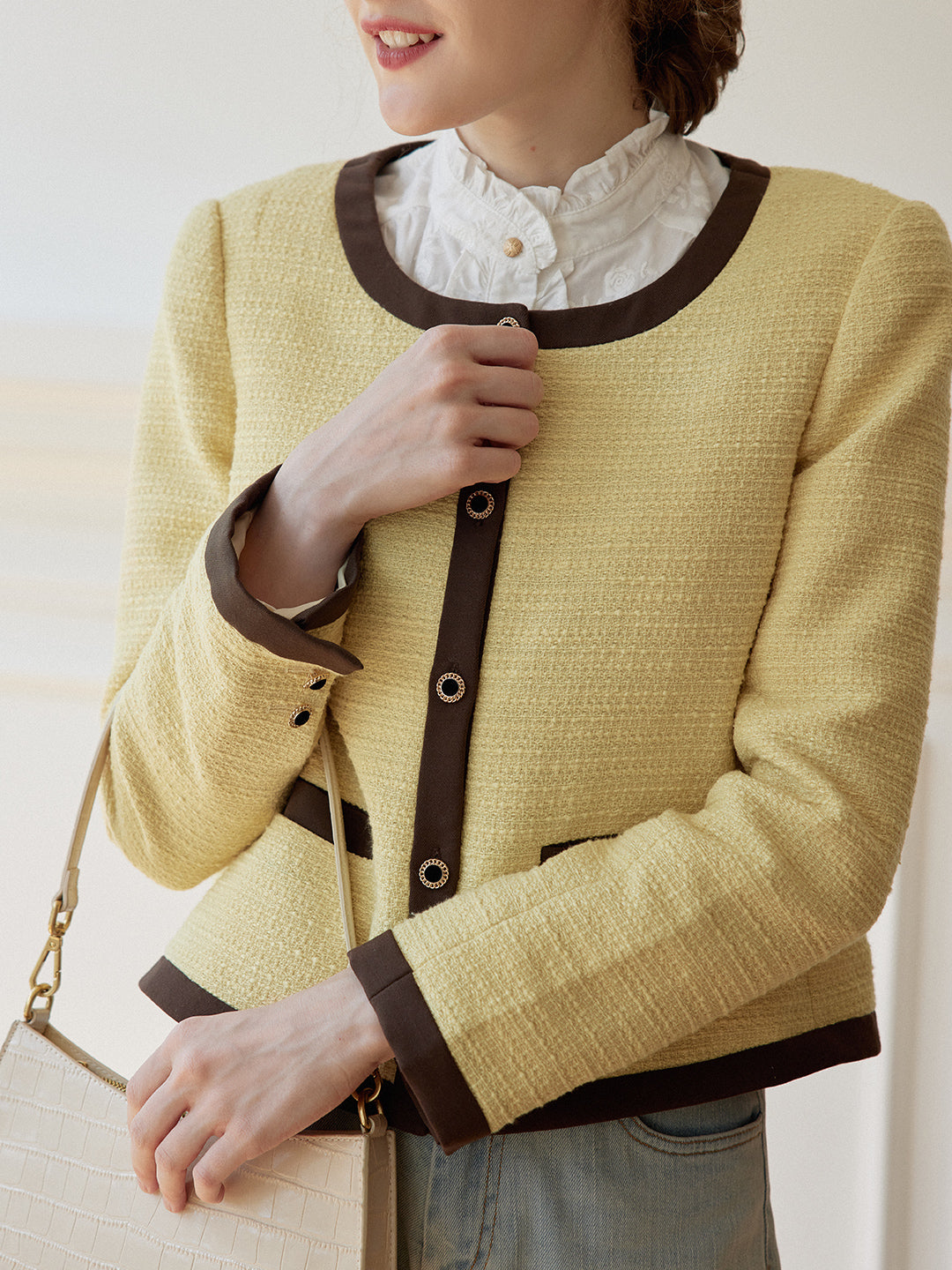 Yellow Tweed Jacket
